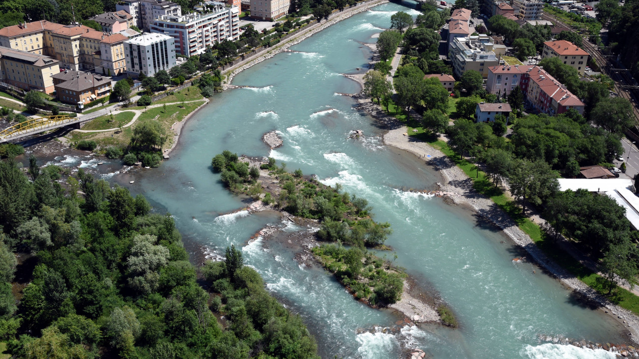 Fiume Isarco, Bolzano