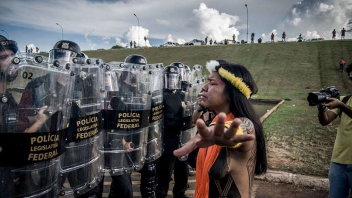 Indigenous police environmental activism