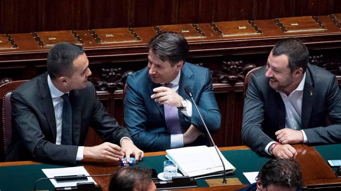 Di Maio, Conte, Salvini