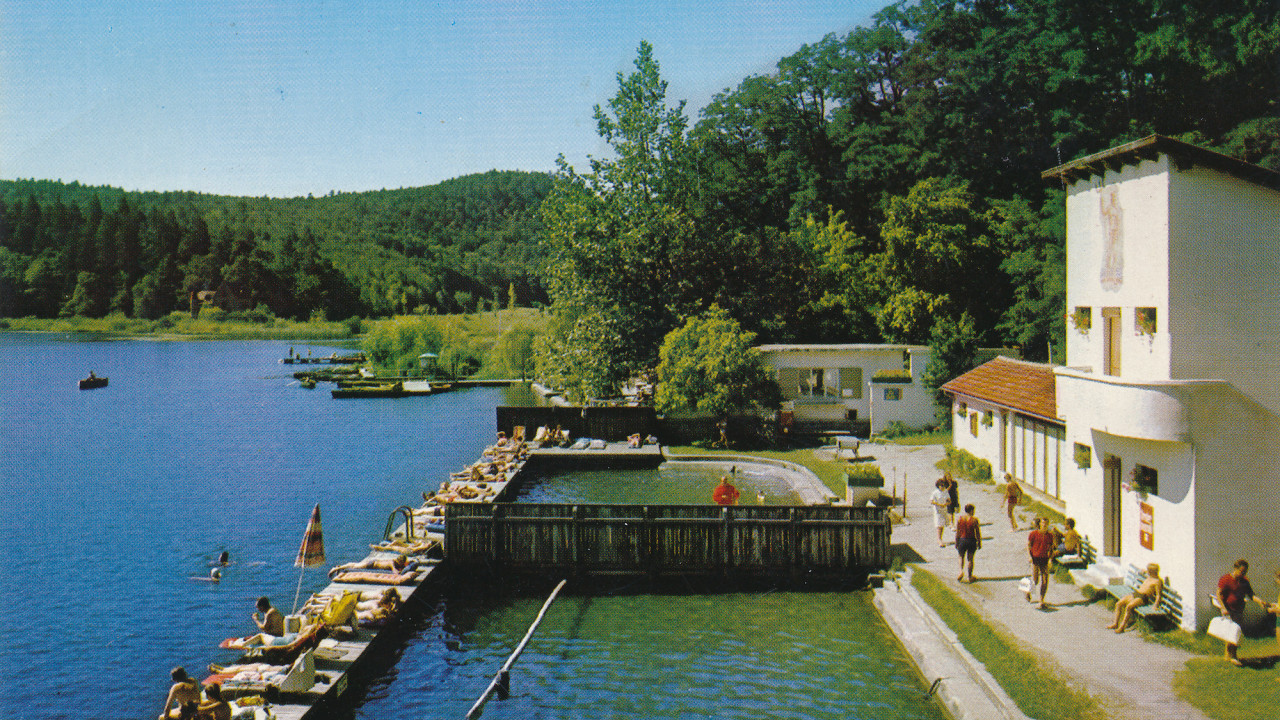 Montiggler Lido in den 1960er Jahren