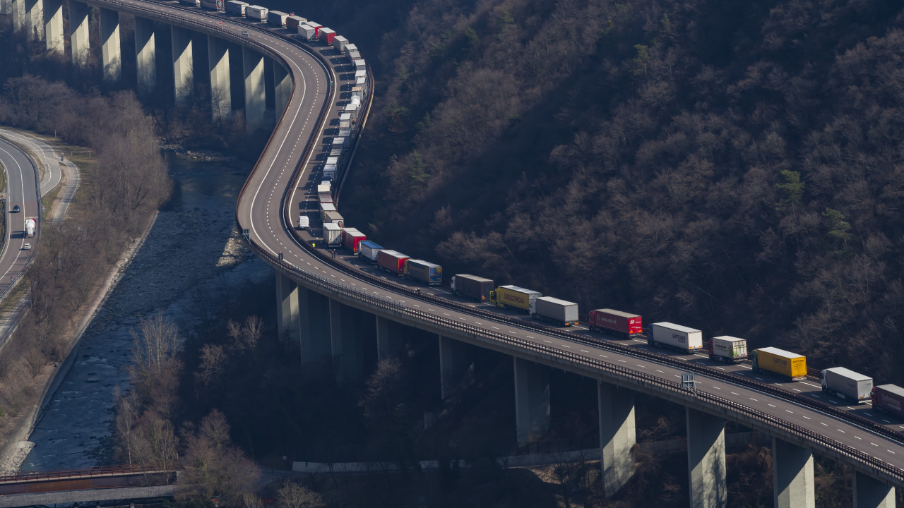 Stau Autobahn