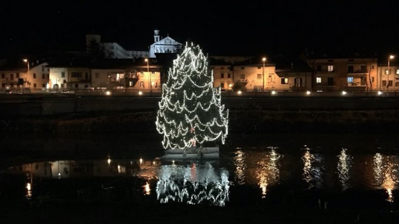 l'albero in largo Kolping