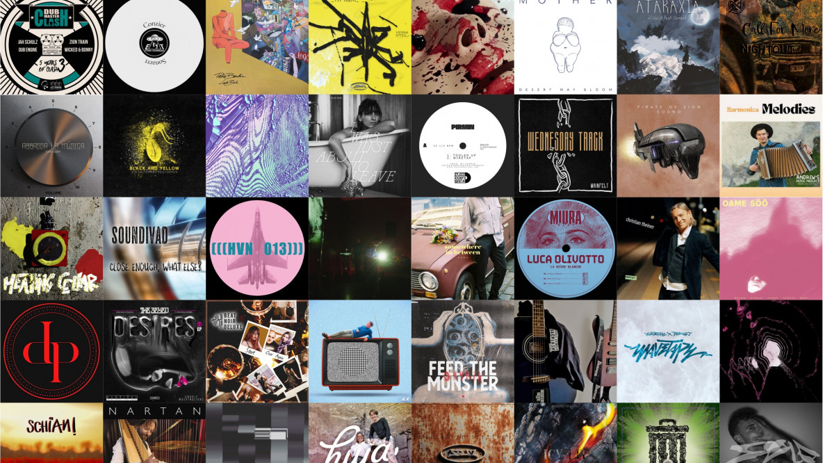 Sämtliche Covers: 150 Releases hiesiger Bands, Projekte und KünstlerInnen, die 2022 hierzulande erschienen sind. Zusammenstellung: salto.music