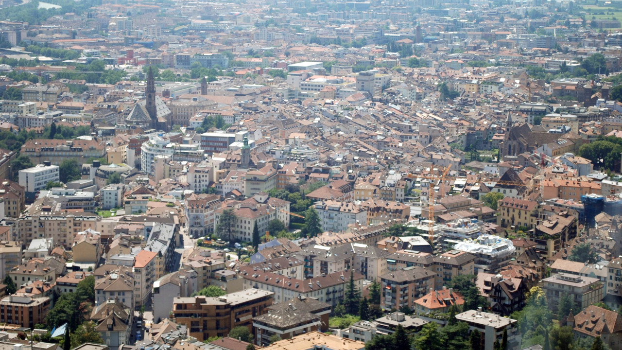 Bolzano dall'alto