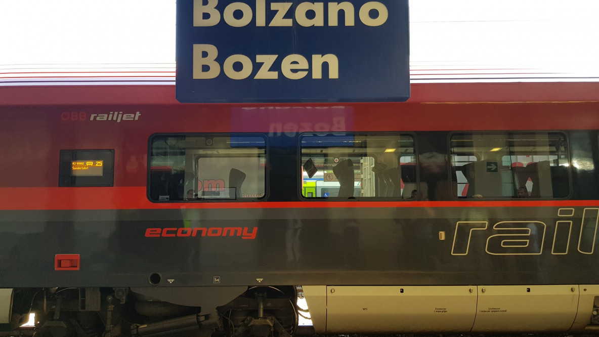 Railjet Testfahrt Bozen