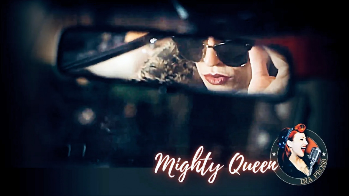 Der Screen zum Video, das am 18. Februar online gehen wird: Ina Pross „Mighty Queen”