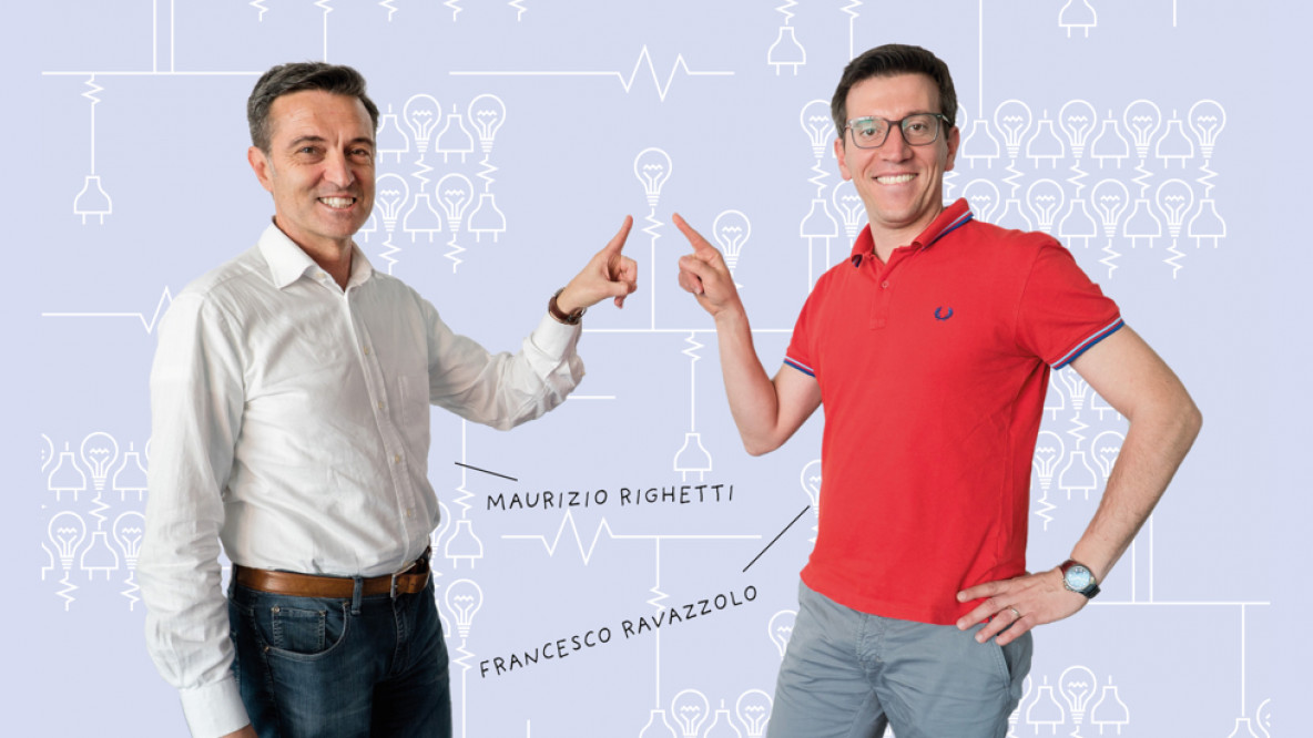 unibz Professors Maurizio Righetti (Science and Technology) and Francesco Ravazzolo (Economics and Management)
