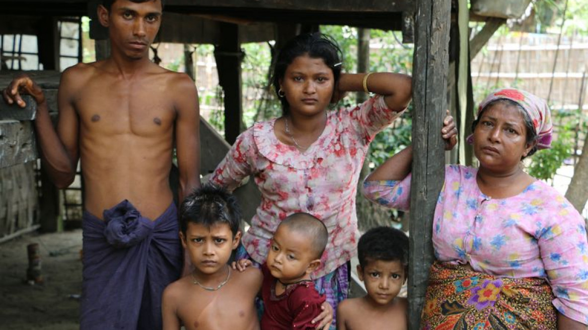 famiglia Rohingya