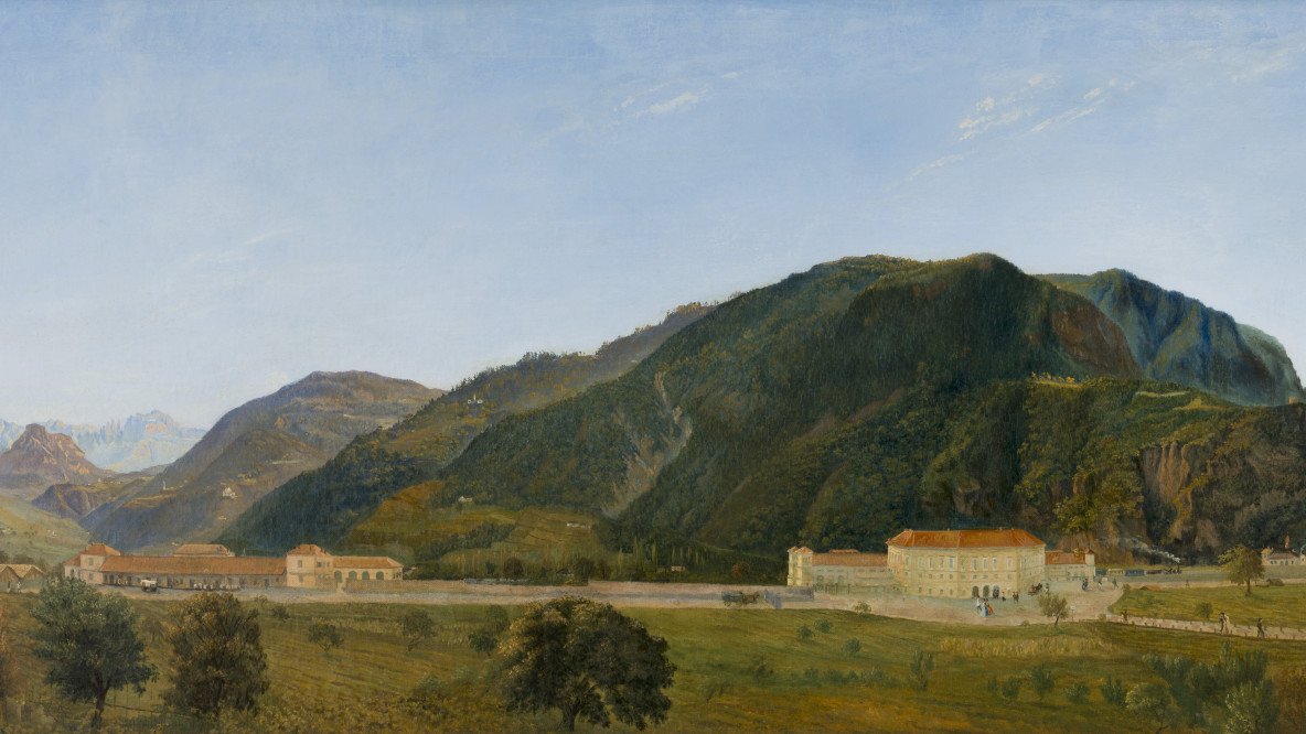 Stazione di Bolzano, Olio, Ditter von Dittersheim 1860