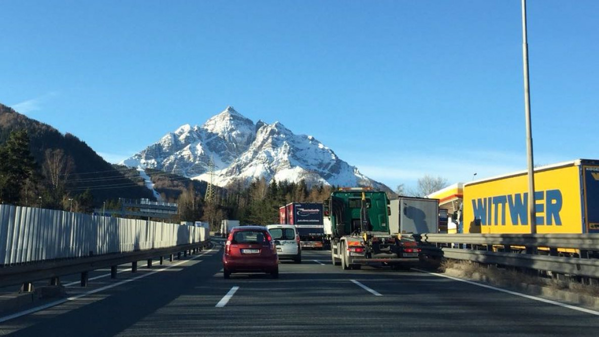 Autobahn Richtung Innsbruck