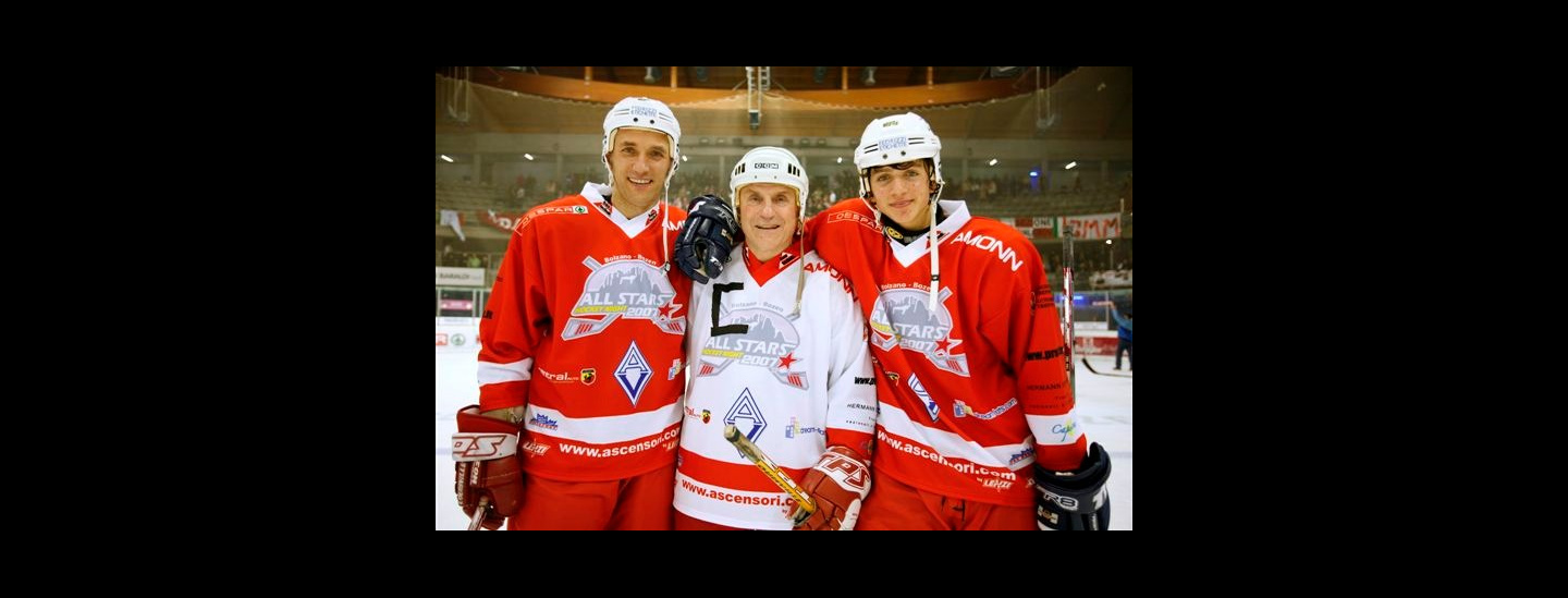 Martin, Jaroslav e Ian Pavlu Hockey Bolzano