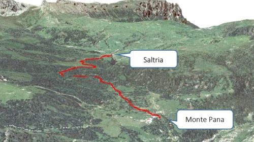 Trasse Monte Pana-Saltria