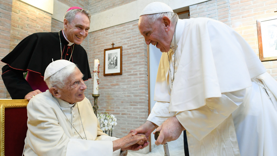 Gänswein, Ratzinger, Bergoglio