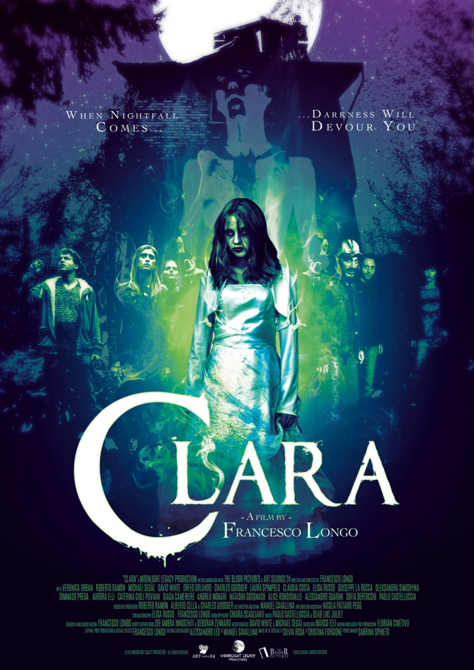 Dead Like Juliet sind Teil des Soundtracks: Das Fimplakat zu „Clara – Il buio vi divorerà”