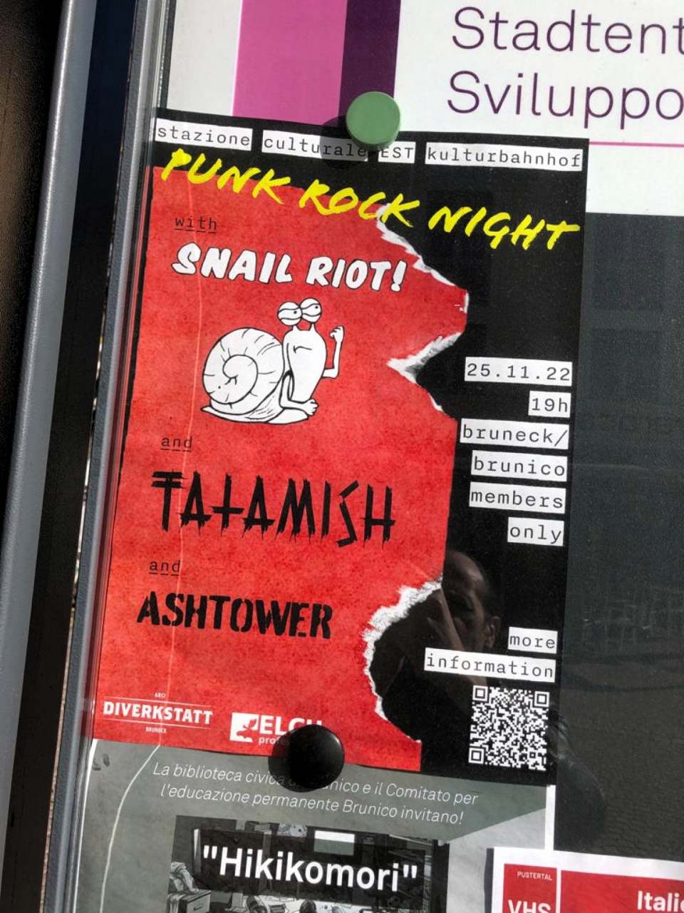Für die harte Fraktion unter den salto.music-LeserInnen: Fatamish, Ashtower und Snail Riot live im Kulturbahnhof in Bruneck.