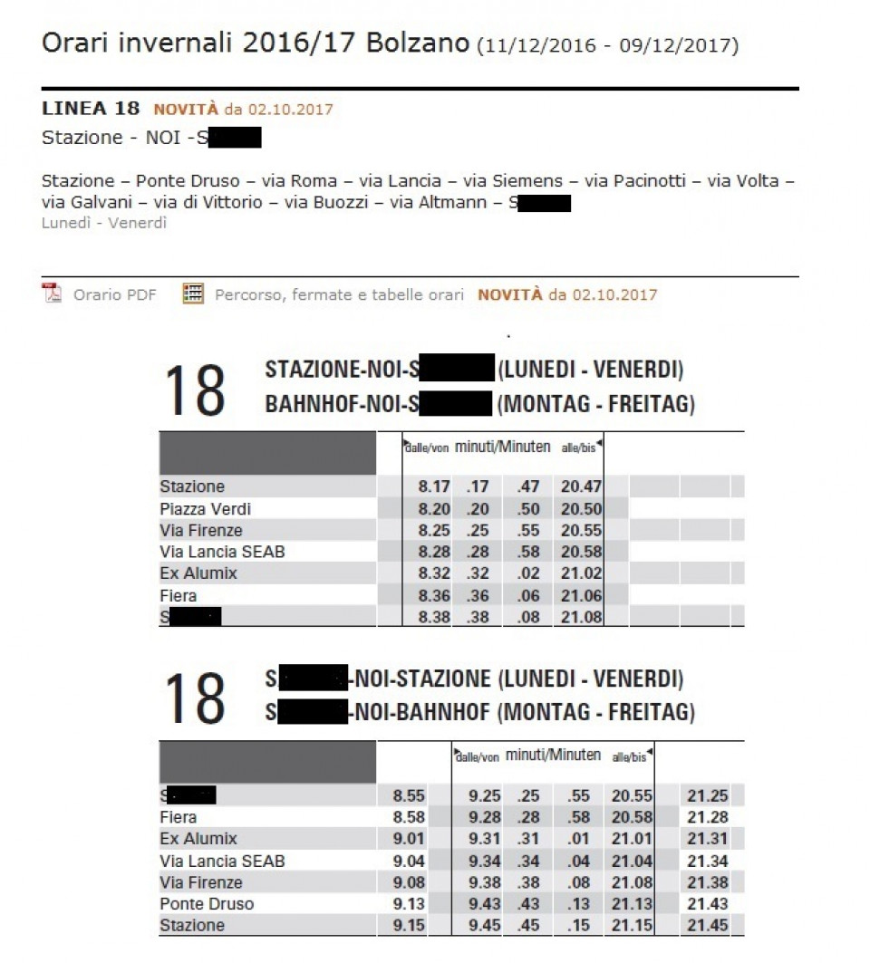 Nuova linea 18… con sponsor?