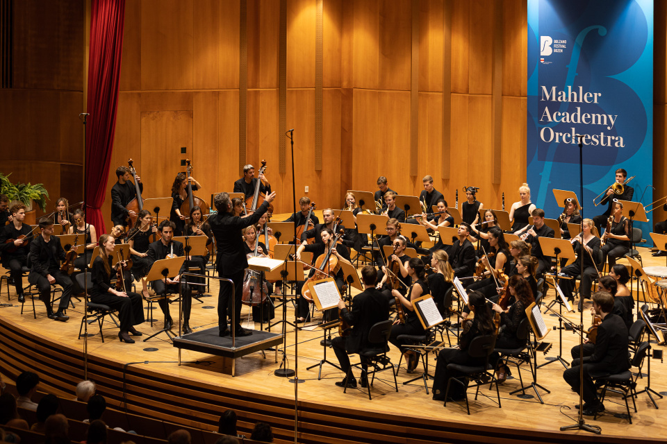 Bolzano Festival Bozen: Das Mahler Academy Orchestra in Aktion.