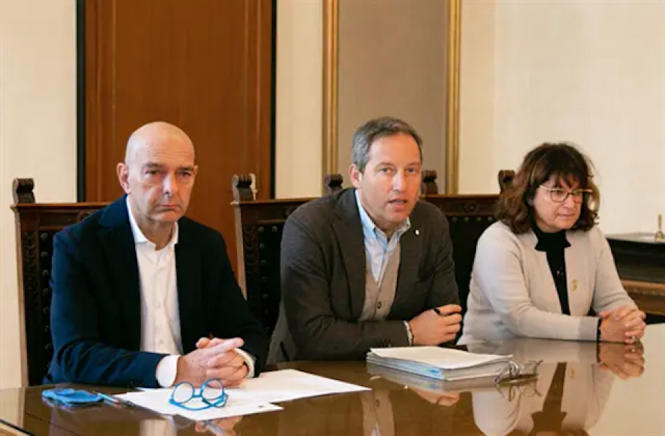 Da sinistra: Nerio Zaccaria, Dario dal Medico e Lucia Attinà