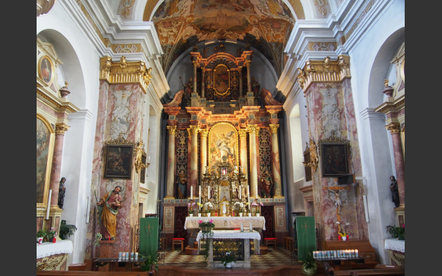 Schönster Barock in der Kirche von Weissenstein