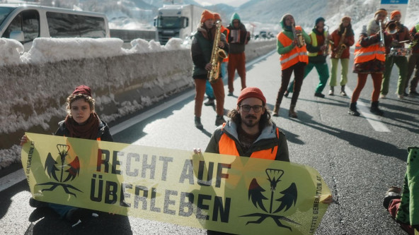 Blockade Brennerautobahn